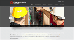 Desktop Screenshot of electrogalicia.com